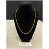 Image 1 : Vintage Solid Quality Gold Plated Rope Chain Necklace