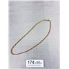 Image 3 : Vintage Solid Quality Gold Plated Rope Chain Necklace