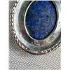Image 3 : Genuine Lapis Pendant Necklace, Large Heavy