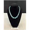 Image 1 : Vintage Graduated Turquiose Stone Bead Necklace