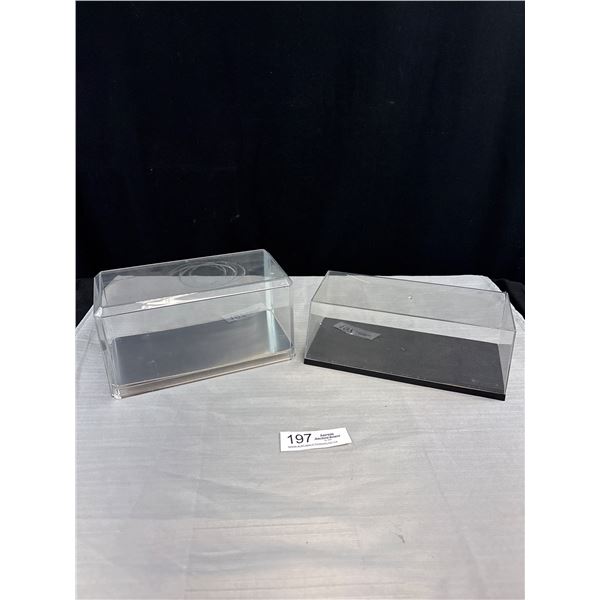2 1:24th Scale Museum Cases for Diecast Cars
