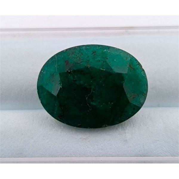 7.8 ct Certified Zambian Emerald gemstone ($11,500 Appraisal)