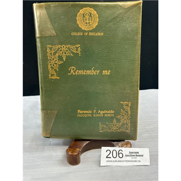 Vintage "Remember Me" Autograph & Memory Book