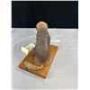 Image 4 : Vintage Signed Hand Carved Wood Dog - Base is 8" x 5"