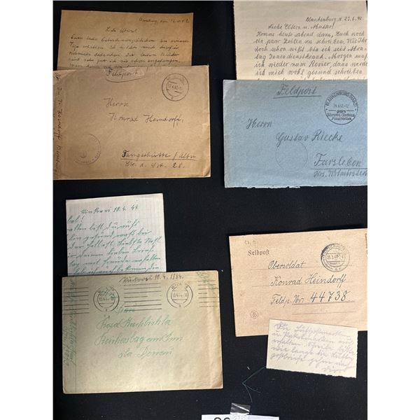 Authentic WW2 German Feldpost Soilders Letters