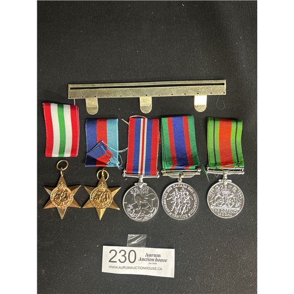 WW2 WWII Canadian Medal Lot of 5