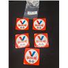 Image 1 : Vintage Valvoline Racing Oil Stickers Decals