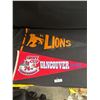 Image 1 : Vintage BC Lions and 1986 Greycup Pennants