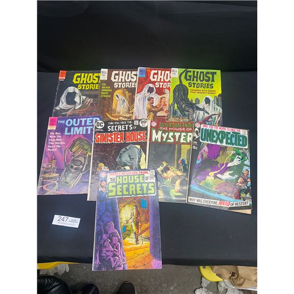 Lot of 9 Dell ISK Comics Ghost Stories Etc