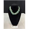 Image 1 : Antique c.1920s Unsigned Designs Glass Bead Collar Necklace Haskell?