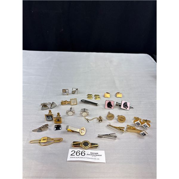 Large Cufflink Lot Assorted - Old