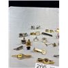 Image 3 : Large Cufflink Lot Assorted - Old