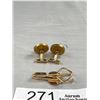 Image 2 : Very Heavy Gold Cufflink Set Marked 12KGF