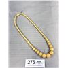 Image 2 : Antique French Ivory Bead Necklace c.1920s