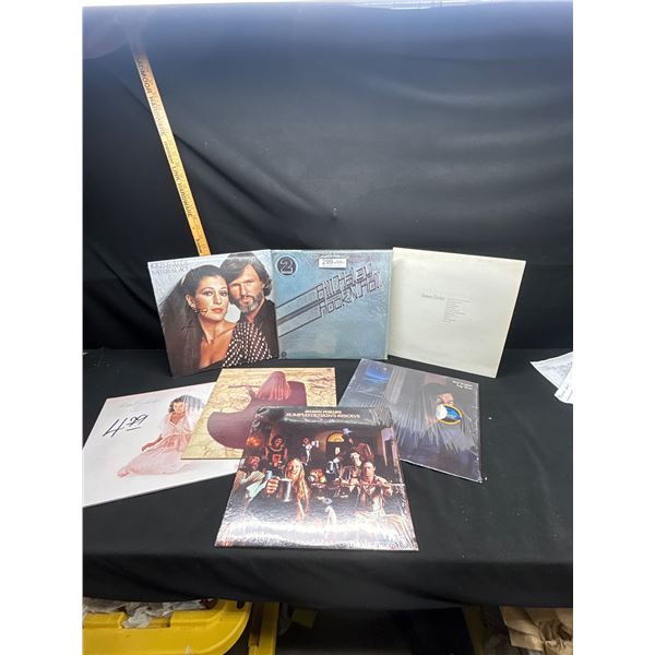 Lot of 7 Vintage Records Boz Scaggs, Shawn Phillips, Etc