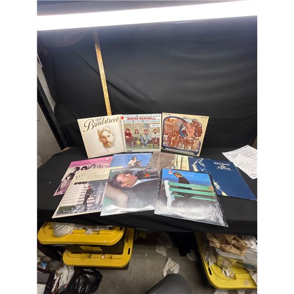 Lot of 10 Older Records John Mayall, Boz Scaggs, Etc