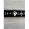 Image 2 : Vintage Solitaire Diamante Ring Marked 18KGP