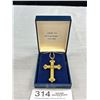 Image 1 : Antique Victorian Gold Cross Unmarked Solid c.1900 Gorgeous