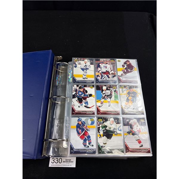 Large Binder Full of NHL Trading Cards Rookie Cards Upper Deck 2003 & 04