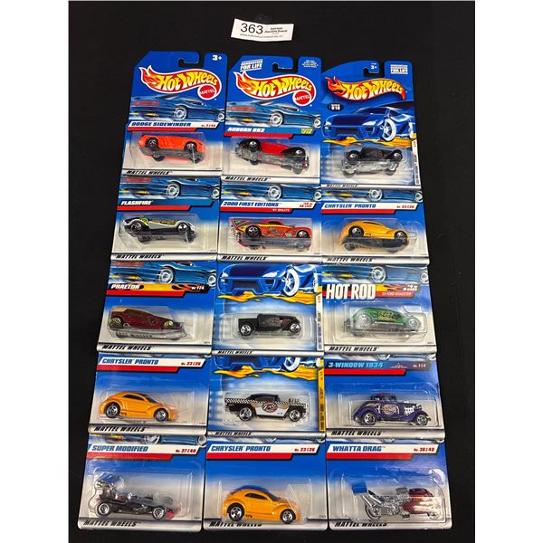 Lot of 15 Hot Wheels in Original Packaging