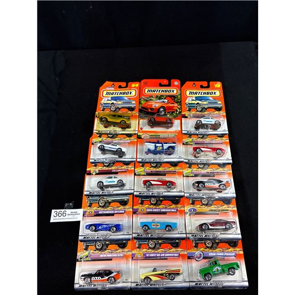 Lot of 15 Matchbox Diecast Cars in Package