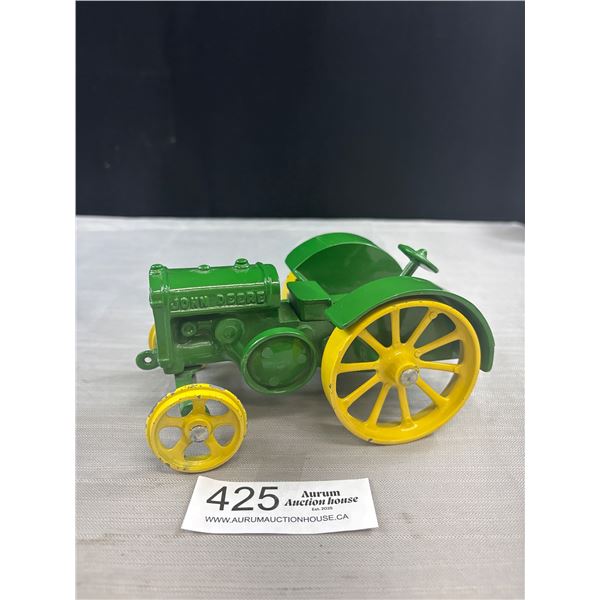 Vintage Cast Iron John Deer Tractor