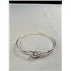Image 5 : 2 Silver Bangles One Hinged