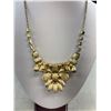 Image 3 : Vintage Gold Plated w/ Blue Stones Choker Necklace