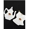Image 3 : 2 Vintage Royal Albert Old Country Rose Porcelain Christmas Tree Decorations +  Decorative Bell