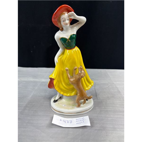 Vintage Porcelain Figurine, Marked Made in Occupied Japan