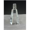 Image 4 : Crystal Decanter w/ Stopper + Pair of Crystal Napkin Rings