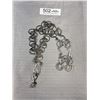 Image 3 : Silver Plated Links Choker Necklace