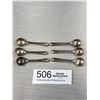 Image 3 : 6 Vintage Silver Salt Spoons Marked E.P.N.S Made in England