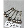Image 4 : 6 Vintage Silver Salt Spoons Marked E.P.N.S Made in England