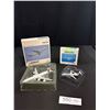 Image 1 : 2 Diecast Planes in Box, Alitalia and Airbus