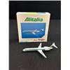 Image 4 : 2 Diecast Planes in Box, Alitalia and Airbus