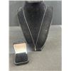 Image 1 : Very Pretty 10k Gold Chain w/ Pendant, Chain is 21.25" L Weighing 1 gr