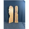 Image 4 : 2 21" Tall Handcarved Native Carvings