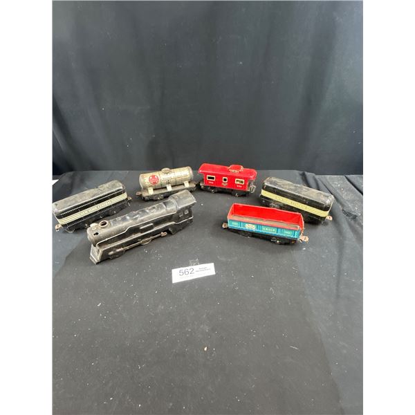 Lot of Vintage Marx & Company Train Cars