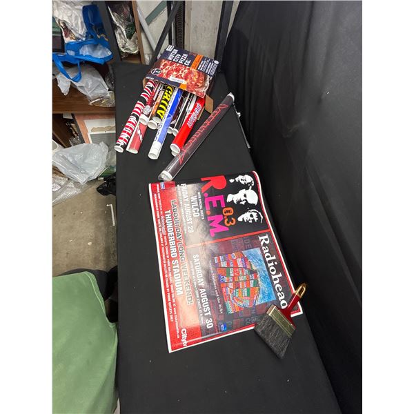 Lot of Vancouver Rock Posters R.E.M. Etc 13 total