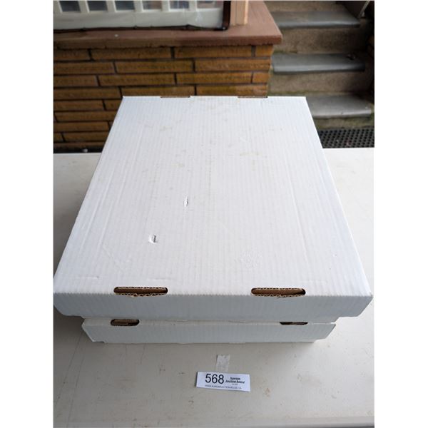 2 Large Boxes of NHL Trading Cards from 1990 and newer lots of 2000s