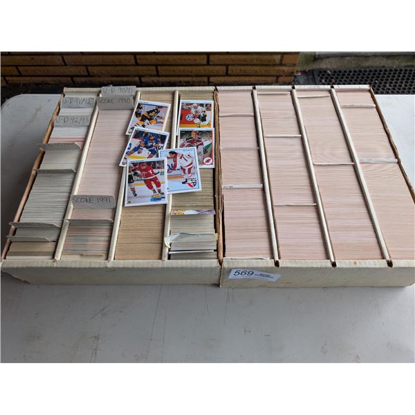 2 Large boxes of NHL Tradig Cards from 1990 and newer