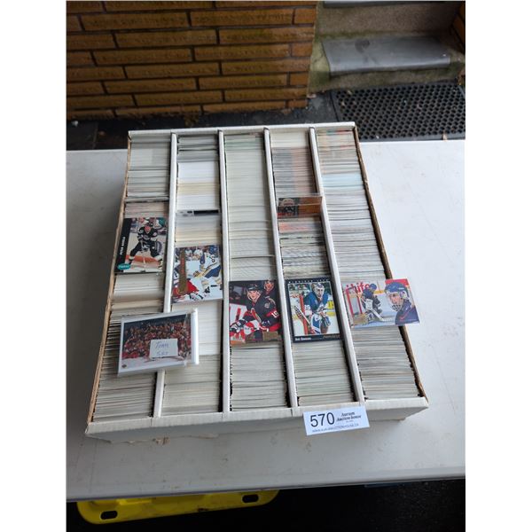 Extra Large box of nhl trading cards from the 2000s