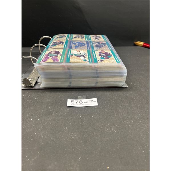 Large Binder of 2003-04 NHL Trading Cards Parkhurst etc