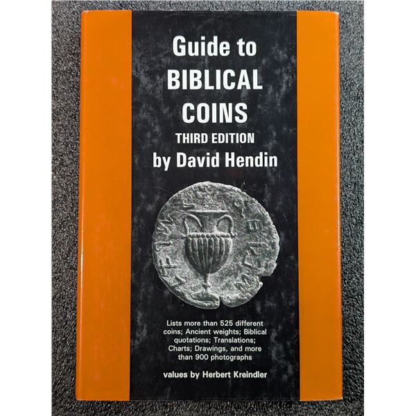 Hendin: Guide to Biblical Coins - Third Edition. Signed by the Author