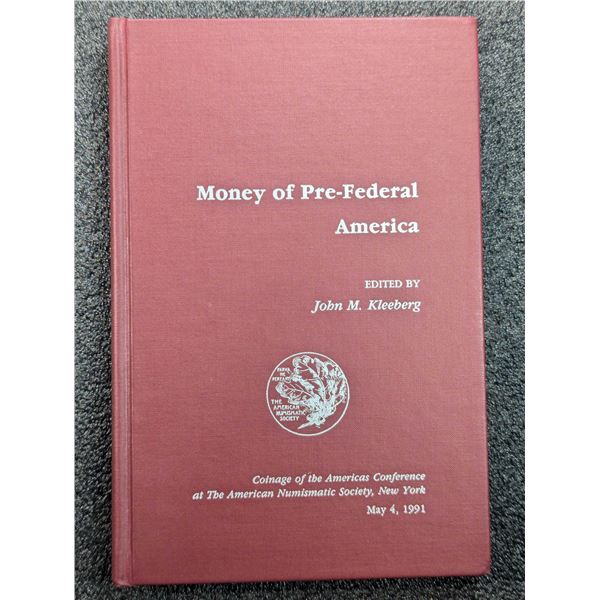 Kleeberg: Money of Pre-Federal America