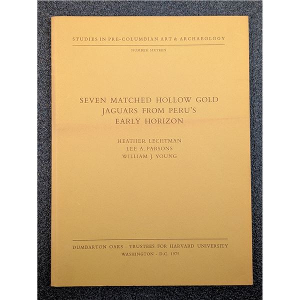Lechtman: Seven Matched Hollow Gold Jaguars from Peru's Early Horizon