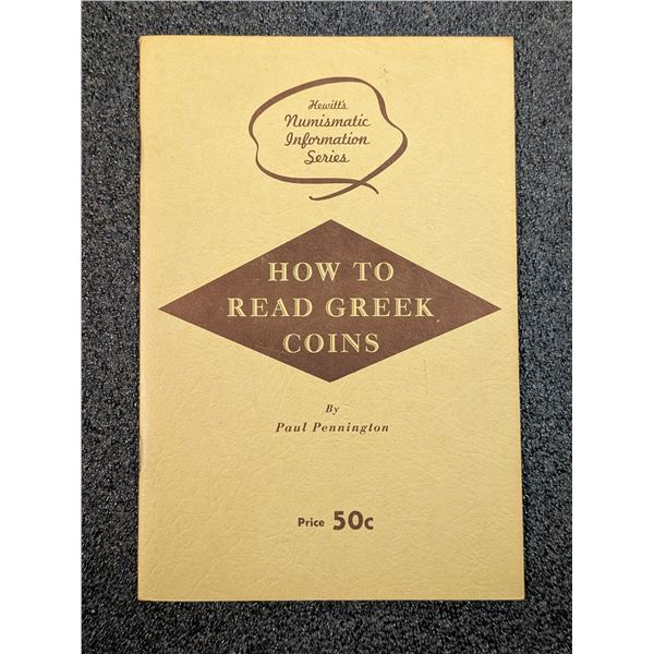 Pennington: How to Read Greek Coins