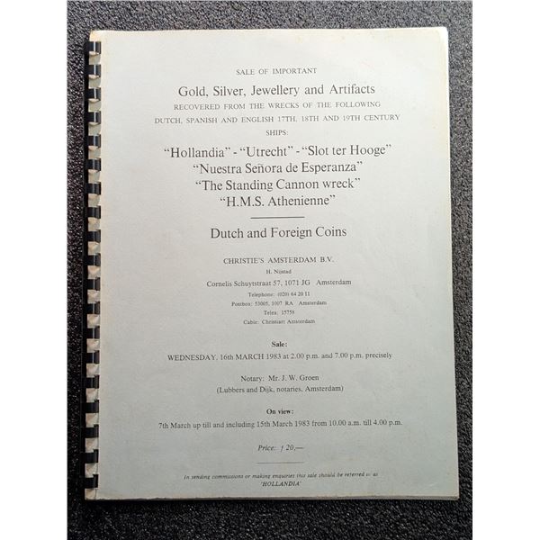 Christie's - Amsterdam March 16, 1983 Sale Catalog