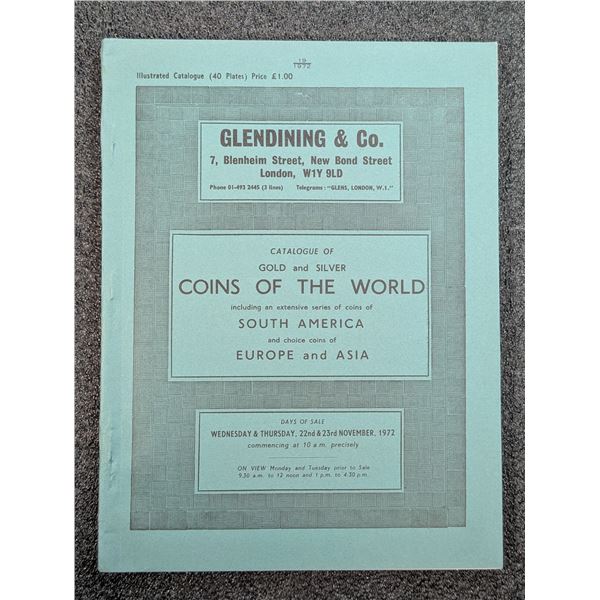 Glendining and Co., Ltd. November 22-23, 1972 Sale Catalog